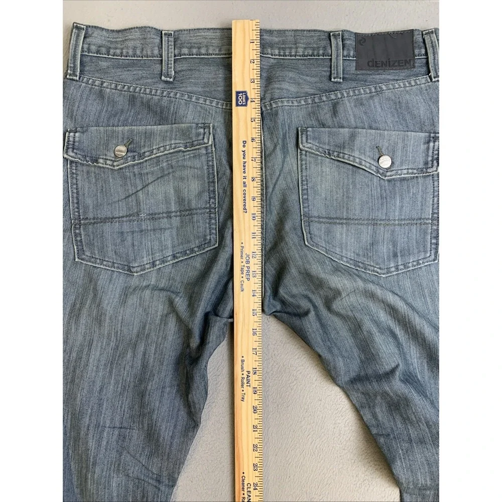 Levi's Jeans Men's Slim Straight‎ W38 L32 218 Blue Denizen Button Rear Pockets